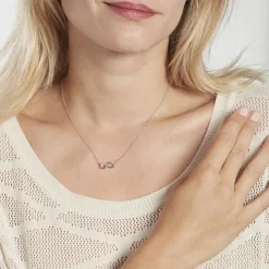 Collier Flavia Argent Blanc