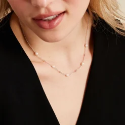 Collier Flawless Argent Blanc Perle De Culture