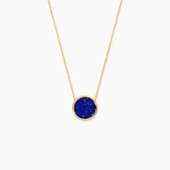 Collier Florica Or Jaune Lapis Lazuli