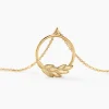 Collier Foliel Or Jaune