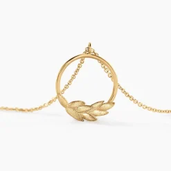 Collier Foliel Or Jaune
