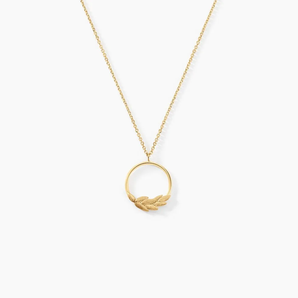 Collier Foliel Or Jaune