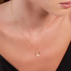 Collier Foliel Or Jaune