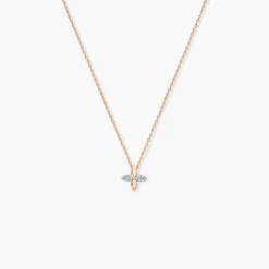Collier Ginila Or Rose Diamant