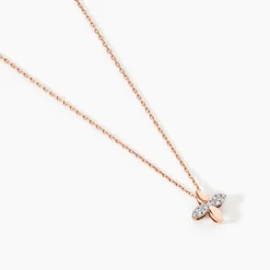 Collier Ginila Or Rose Diamant