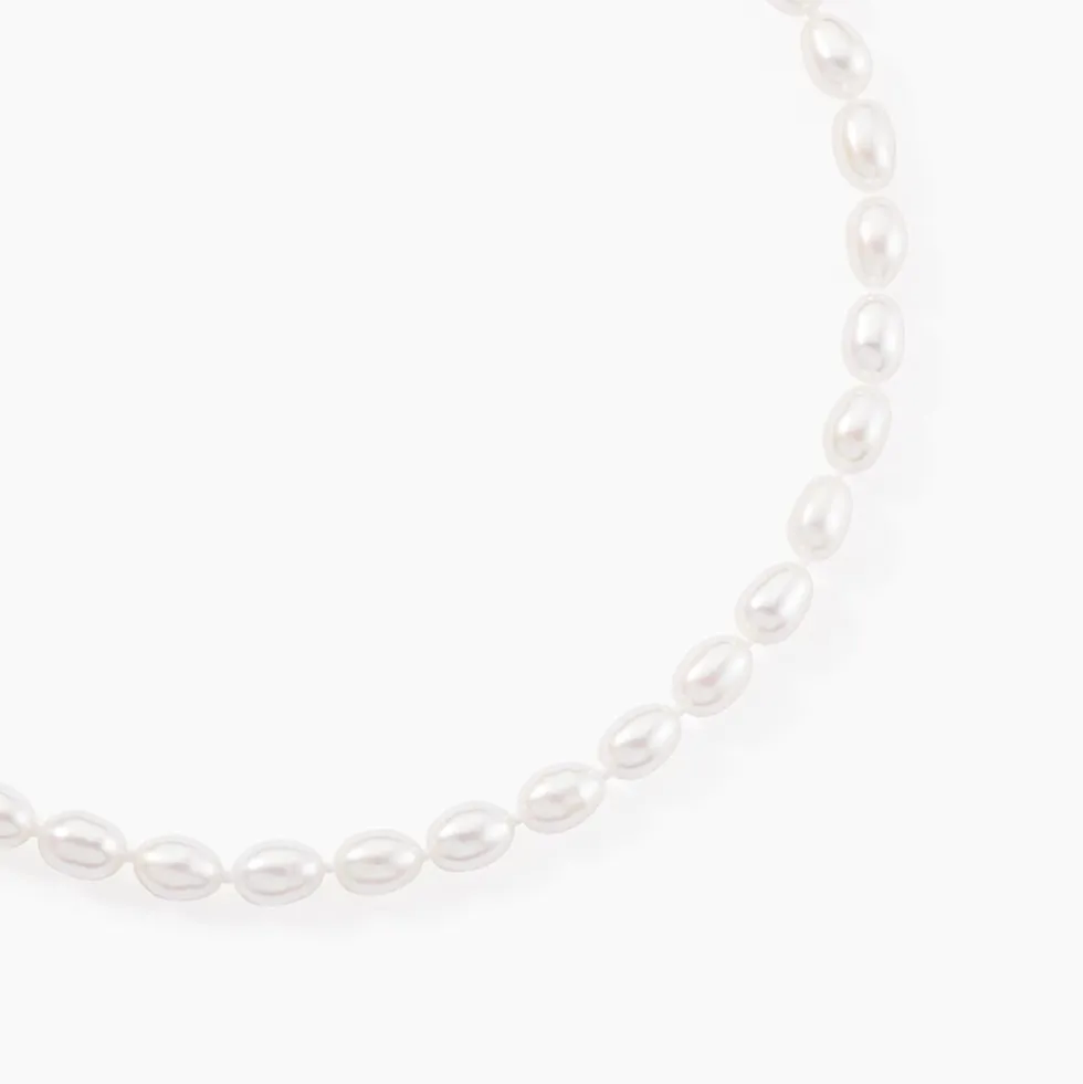 Collier Giustina Or Jaune Perle De Culture