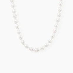 Collier Giustina Or Jaune Perle De Culture