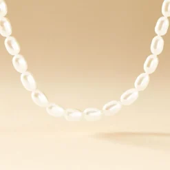 Collier Giustina Or Jaune Perle De Culture