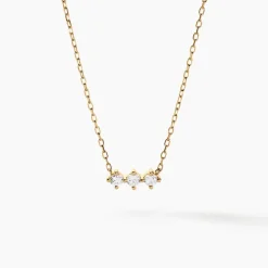Collier Graziano Or Jaune Diamant Synthétique
