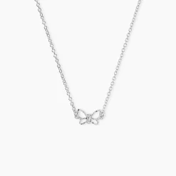 Collier Graziella Argent Blanc