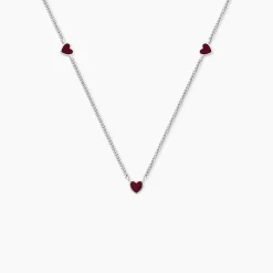 Collier Griotte Argent Blanc