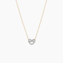 Collier Gwenneth Or Jaune Oxyde De Zirconium