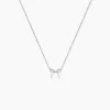 Collier Haria Argent Blanc