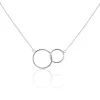 Collier Havana Argent Blanc
