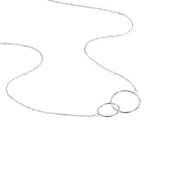 Collier Havana Argent Blanc