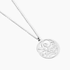 Collier Hita Argent Blanc