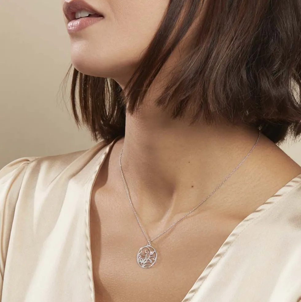 Collier Hita Argent Blanc