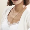 Collier Hollie Acier Jaune