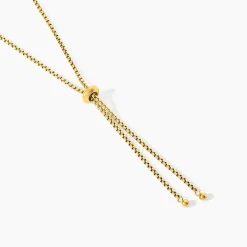 Collier Hollie Acier Jaune
