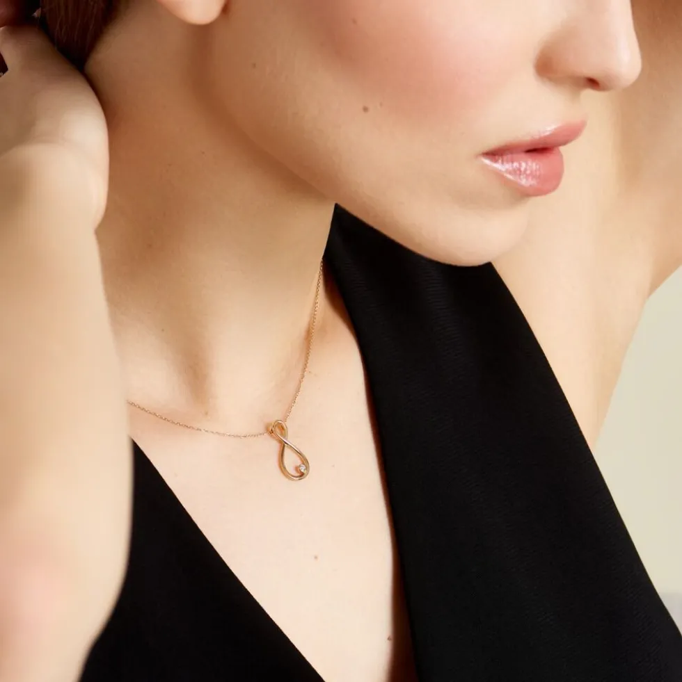 Collier Illes Or Jaune Diamant