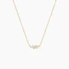 Collier Illumia Or Jaune Oxyde De Zirconium