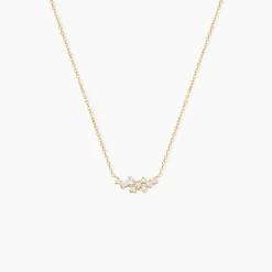 Collier Illumia Or Jaune Oxyde De Zirconium