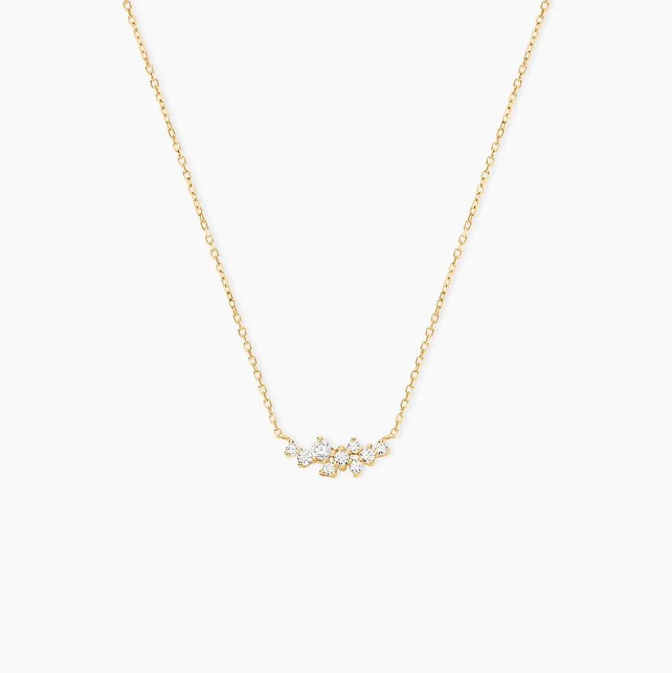 Collier Illumia Or Jaune Oxyde De Zirconium