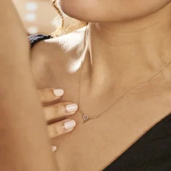 Collier Ilsabe Or Jaune Diamant