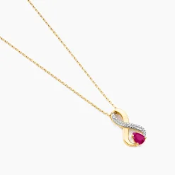 Collier Iolo Or Jaune Rubis