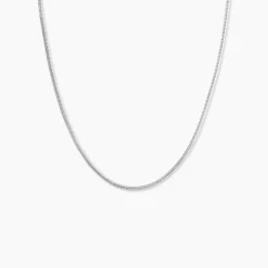 Collier Iroise Argent Blanc