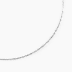 Collier Iroise Argent Blanc