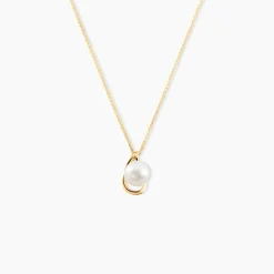 Collier Isaure Or Jaune Perle De Culture