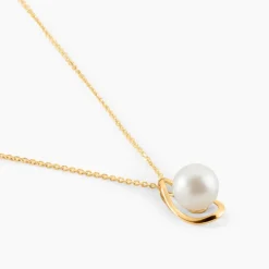 Collier Isaure Or Jaune Perle De Culture