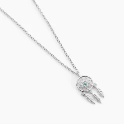 Collier Islene Argent Blanc Oxyde De Zirconium
