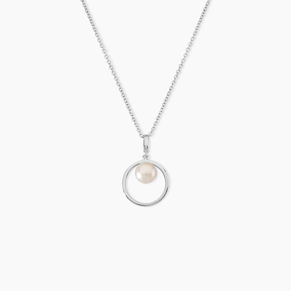 Collier Ivana Argent Blanc Perle De Culture