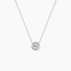 Collier Izarra Argent Blanc Nacre