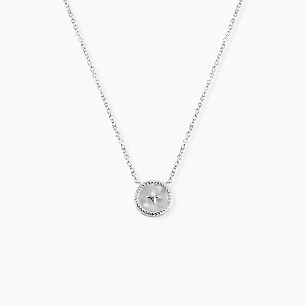 Collier Izarra Argent Blanc Nacre