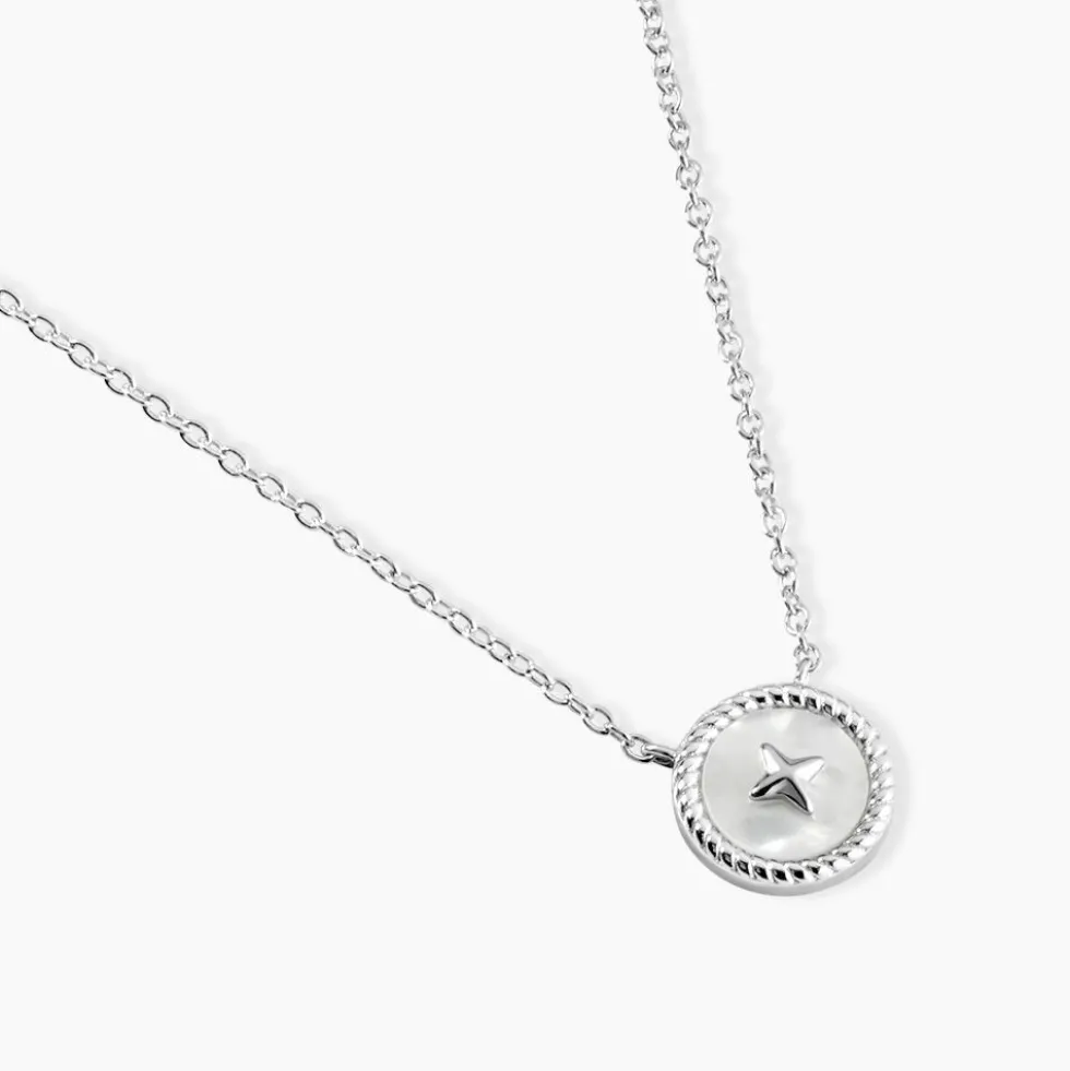 Collier Izarra Argent Blanc Nacre