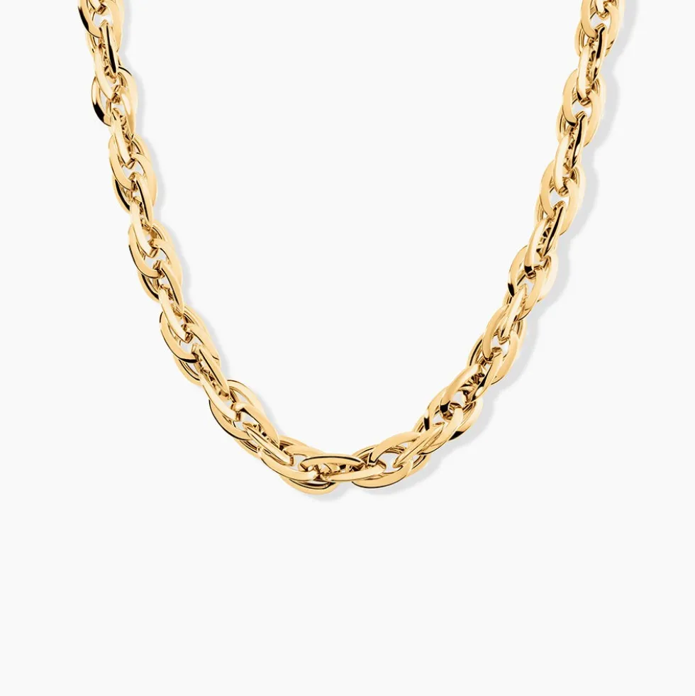 Collier Izar Torsadee Or Jaune