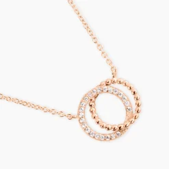 Collier Janne Argent Rose Oxyde De Zirconium