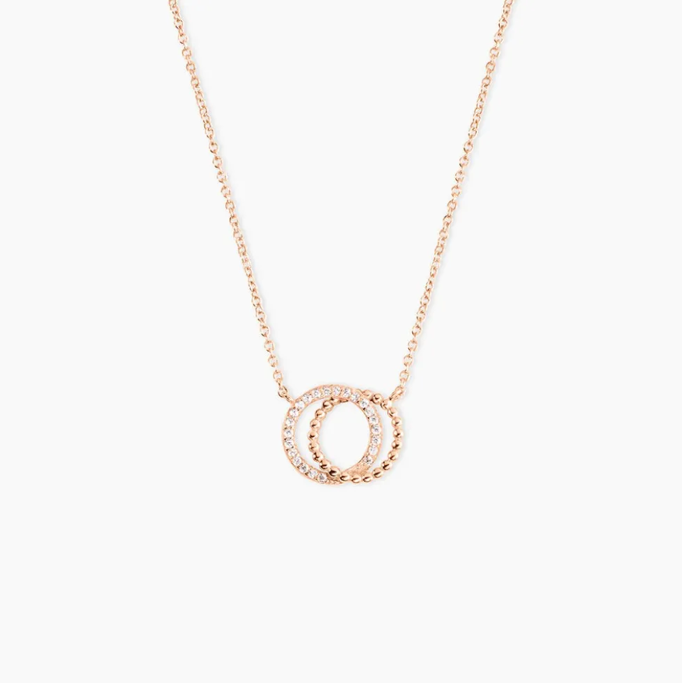 Collier Janne Argent Rose Oxyde De Zirconium