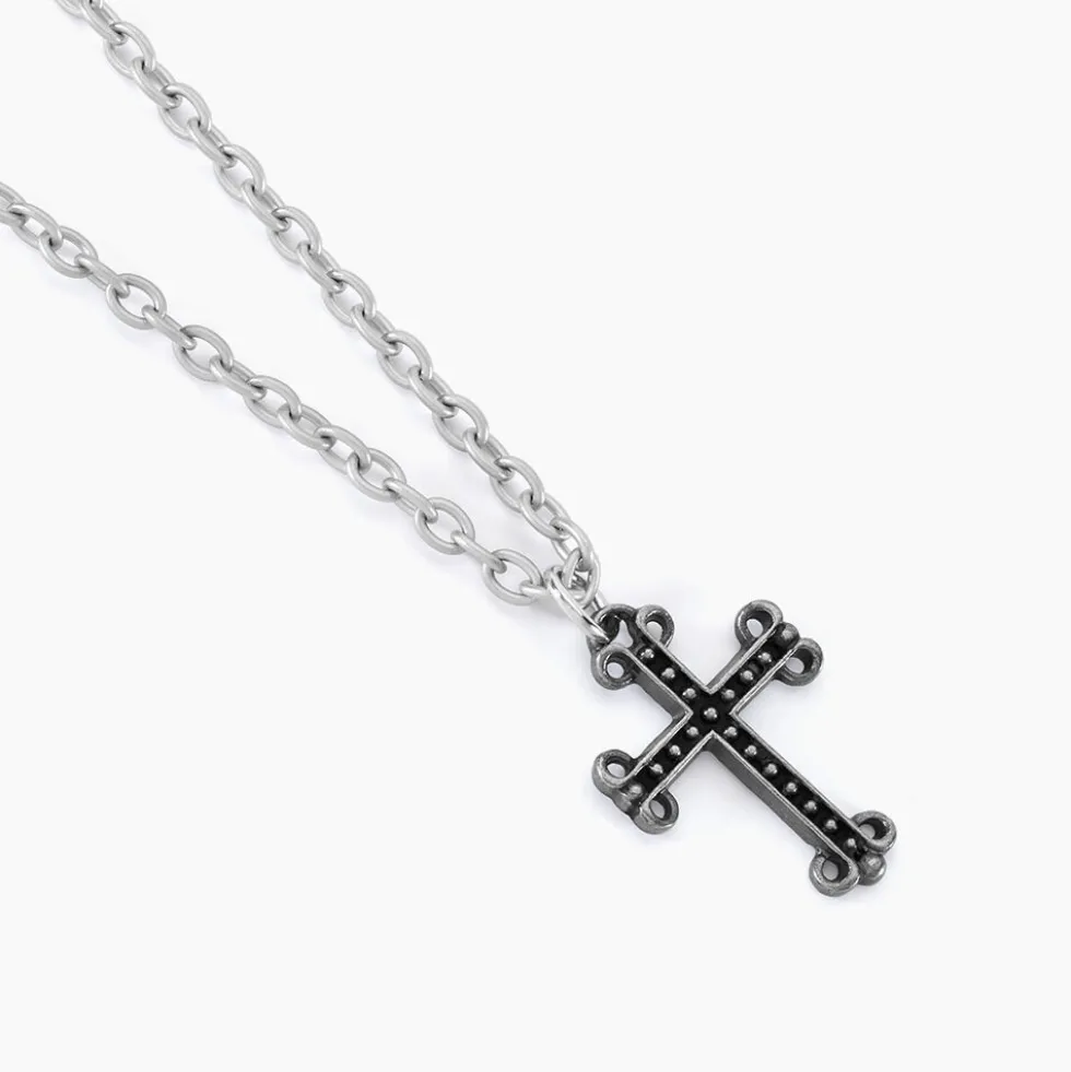 Collier Jodoc Acier Blanc