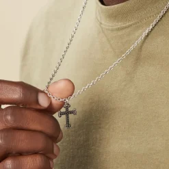 Collier Jodoc Acier Blanc