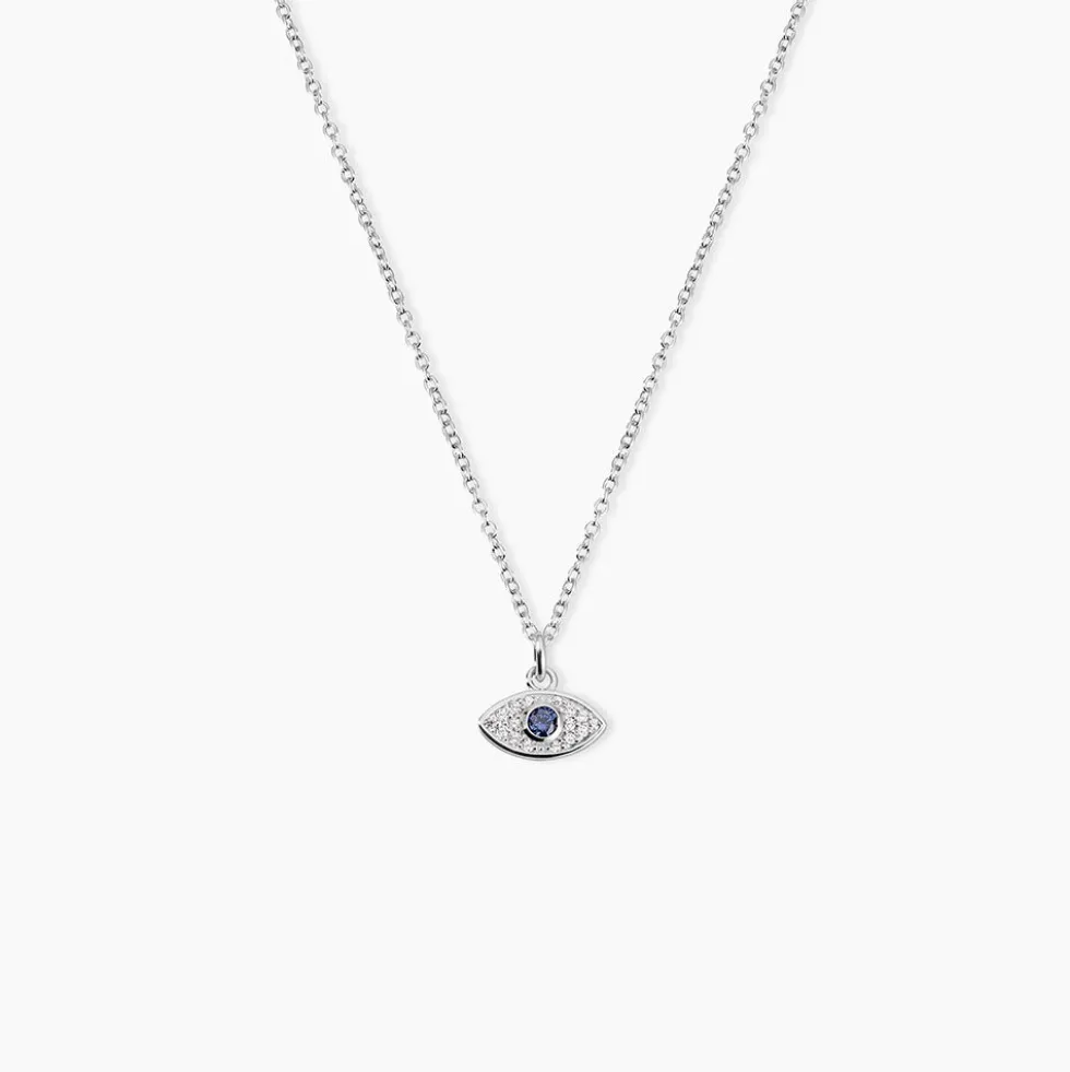 Collier Josue Argent Blanc Oxyde De Zirconium