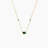 Collier Kakalina Or Jaune Malachite