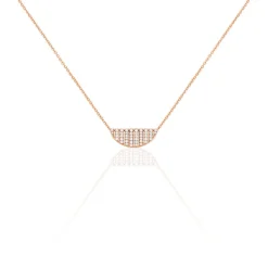 Collier Katia Argent Blanc Oxyde De Zirconium