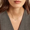 Collier Katriona Or Jaune Topaze Oxyde De Zirconium