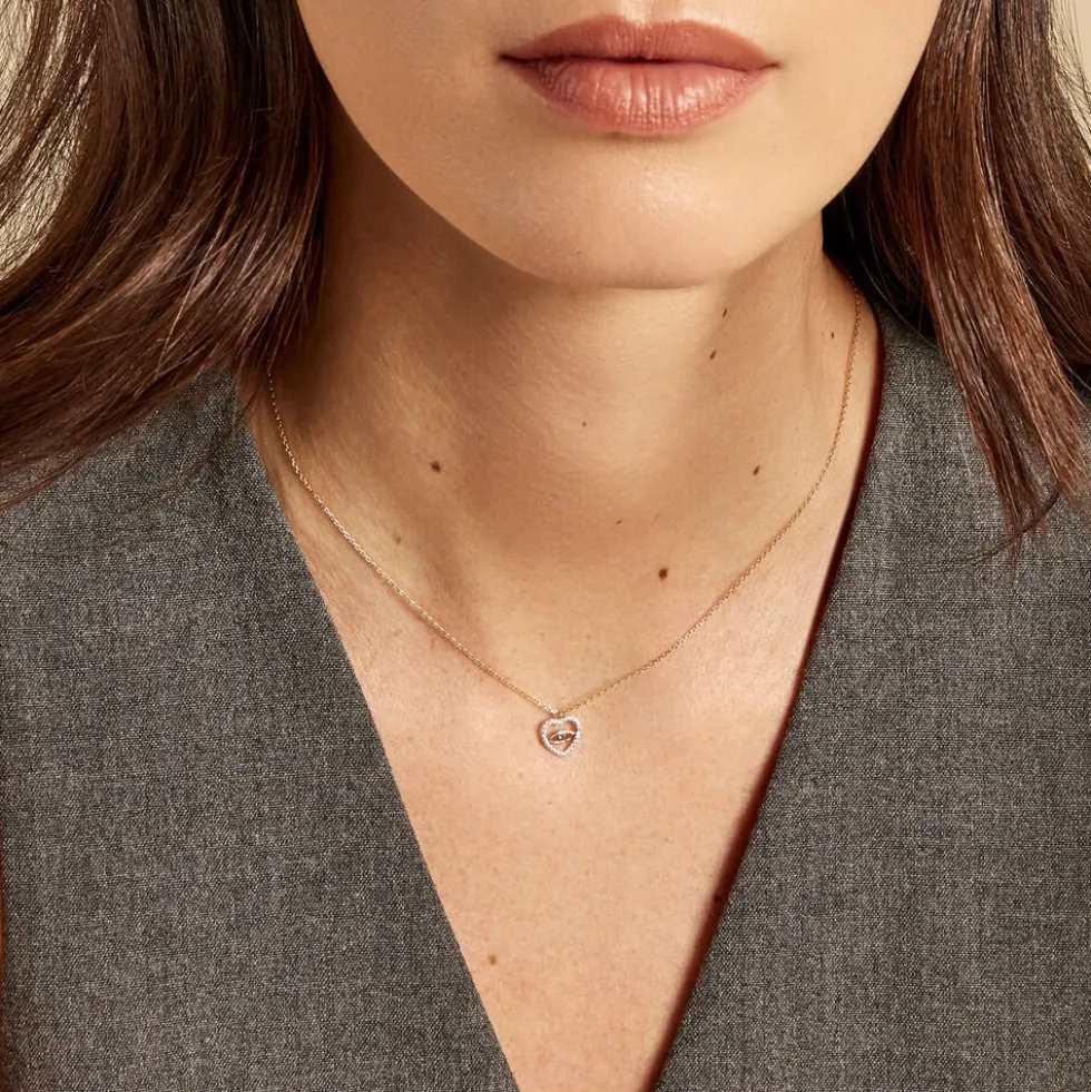 Collier Katriona Or Jaune Topaze Oxyde De Zirconium
