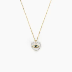 Collier Katriona Or Jaune Topaze Oxyde De Zirconium