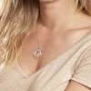 Collier Katy Argent Blanc